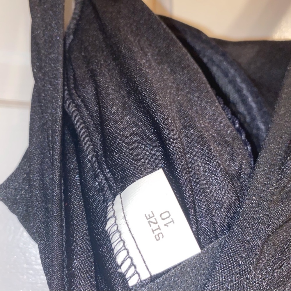 Vintage One Piece Swimsuit with Attached Shorts - Picture 10 of 10